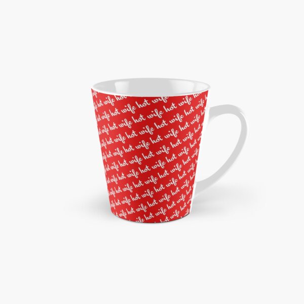 Item preview, Hot Wife Secrets: Hot Wife Motif - white on red designed and sold by HotWifeSecrets.