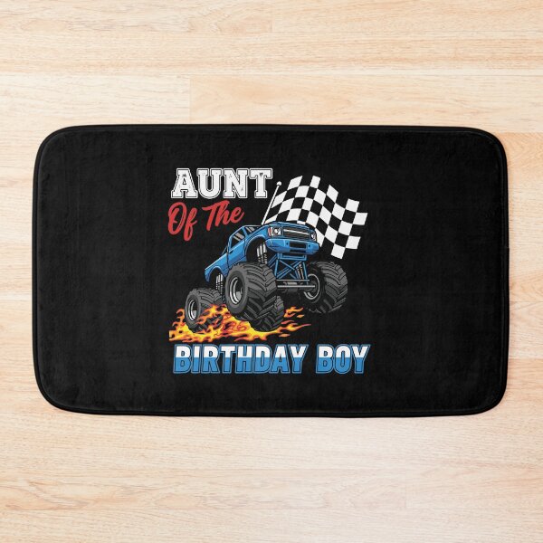 Item preview, Aunt Of The Birthday Boy Monster Truck Racing Checkered Flag Nephew designed and sold by PopStars1993.