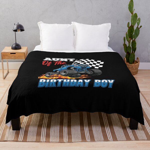 Item preview, Aunt Of The Birthday Boy Monster Truck Racing Checkered Flag Nephew designed and sold by PopStars1993.