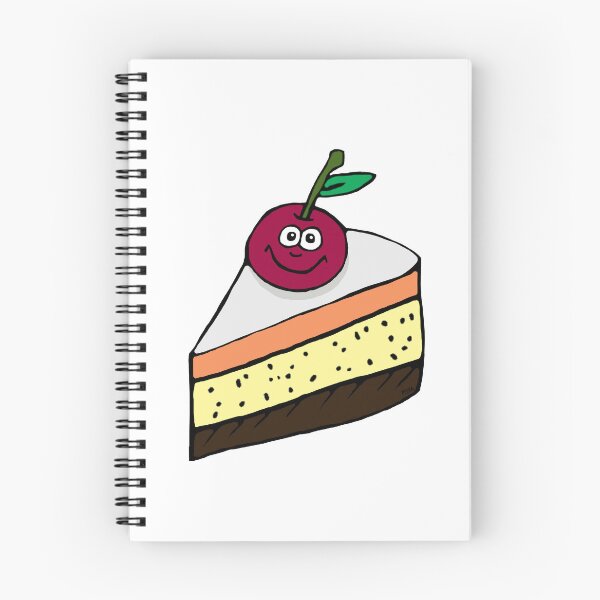 Item preview, Sarcastic Cake Slice Cartoon | Funny Diet Ruined Dessert Sticker designed and sold by MyxaART.