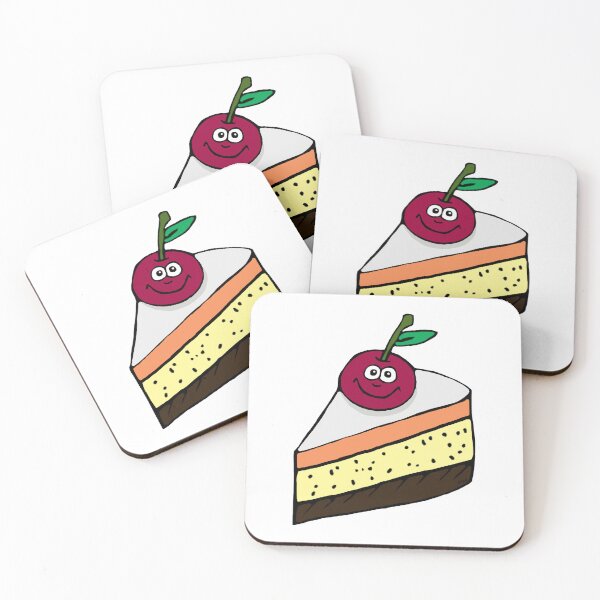 Item preview, Sarcastic Cake Slice Cartoon | Funny Diet Ruined Dessert Sticker designed and sold by MyxaART.