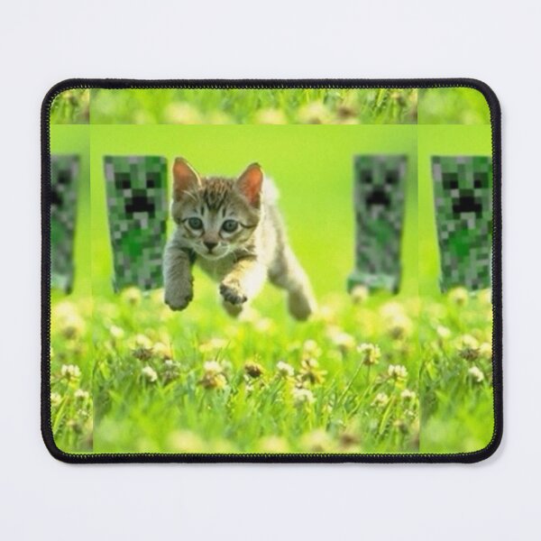 Item preview, cat in minecraft with creepers designed and sold by CatsCritterDesigns .