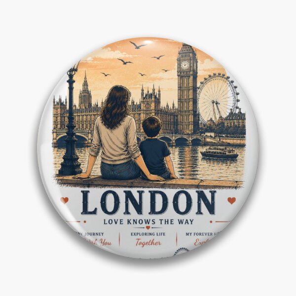 Item preview, London Mother Son Duo Love Knows The Way designed and sold by BagFactoryUK.
