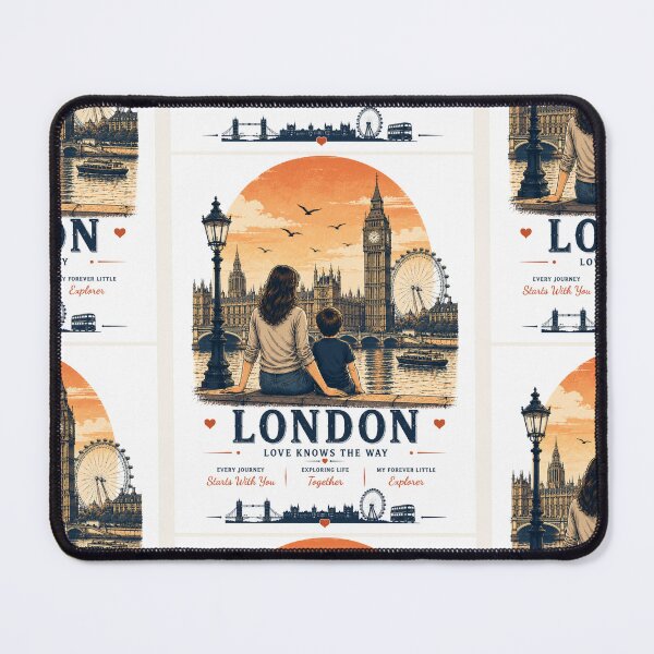 Item preview, London Mother Son Duo Love Knows The Way designed and sold by BagFactoryUK.