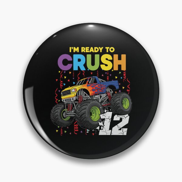 Item preview, I'm Ready To Crush 2 Monster Truck Second Birthday Toddler Boy designed and sold by PopStars1993.