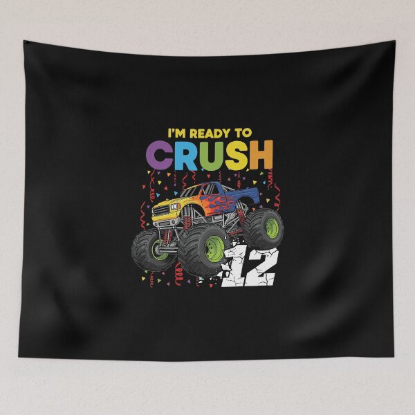 Item preview, I'm Ready To Crush 2 Monster Truck Second Birthday Toddler Boy designed and sold by PopStars1993.