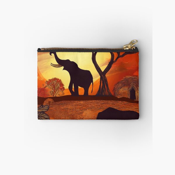 Item preview, African Sunset Safari - Elephants at the Watering Hole designed and sold by Outlet Raloel.