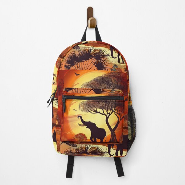 Item preview, African Sunset Safari - Elephants at the Watering Hole designed and sold by Outlet Raloel.
