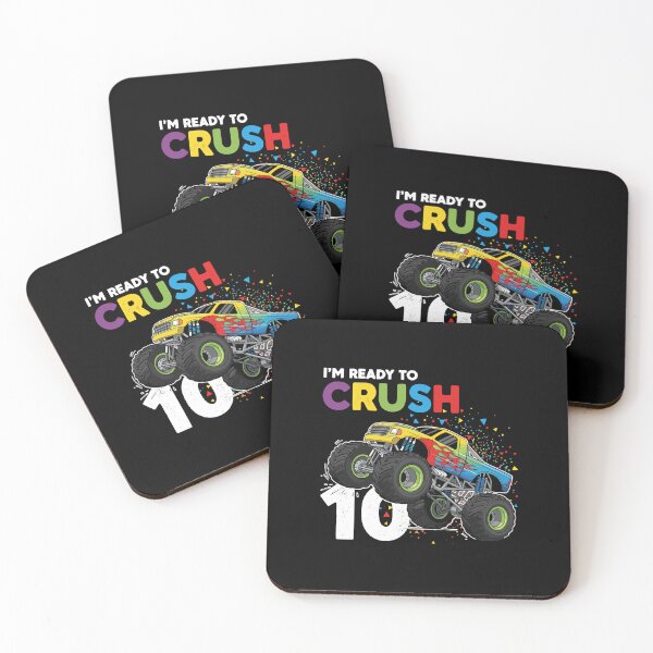 Item preview, I'm Ready To Crush 10 Monster Truck Tenth Birthday Celebration designed and sold by PopStars1993.