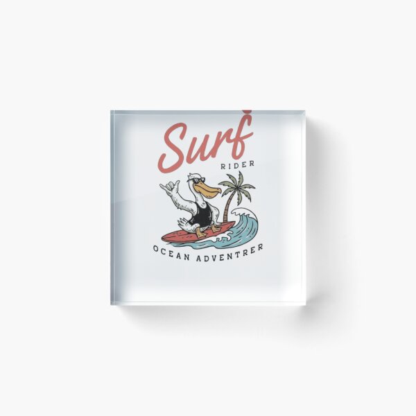 Item preview, Surf Rider – Ocean Adventurer Duck Design designed and sold by WATEKE.