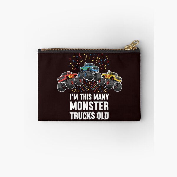 Item preview, I'm This Many Monster Trucks Old Third Birthday Monster Truck Fan designed and sold by PopStars1993.