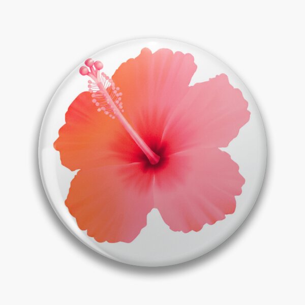 Item preview, Blooming Pink Hibiscus Tropical Floral Art designed and sold by TreasurNTemplat.