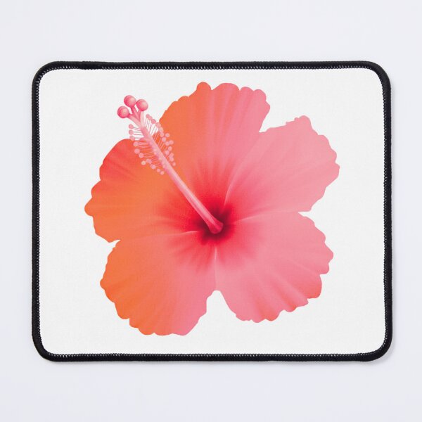 Item preview, Blooming Pink Hibiscus Tropical Floral Art designed and sold by TreasurNTemplat.