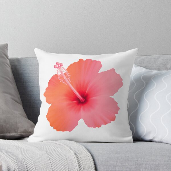 Item preview, Blooming Pink Hibiscus Tropical Floral Art designed and sold by TreasurNTemplat.