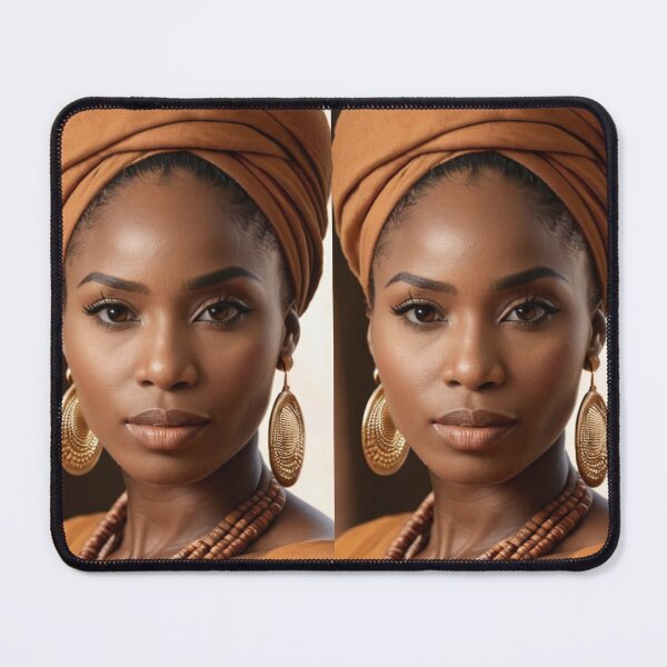 Item preview, Portrait - Woman with Turban, Contemporary Afro-Boho Style designed and sold by Beat-It.