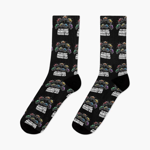 Item preview, I'm This Many Monster Trucks Old Seven Birthday Boy Monster Truck Lover designed and sold by PopStars1993.