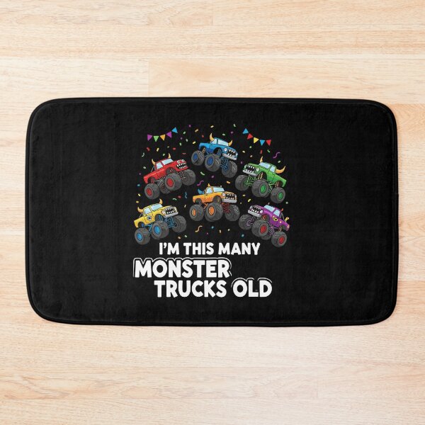 Item preview, I'm This Many Monster Trucks Old Six Year Old Birthday Celebration designed and sold by PopStars1993.