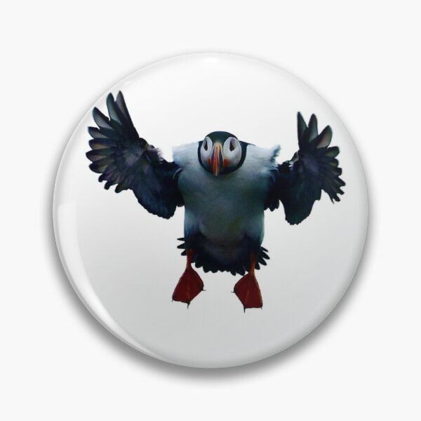 Item preview, Incoming! Atlantic Puffin attempts landing designed and sold by tiltshiftearth.