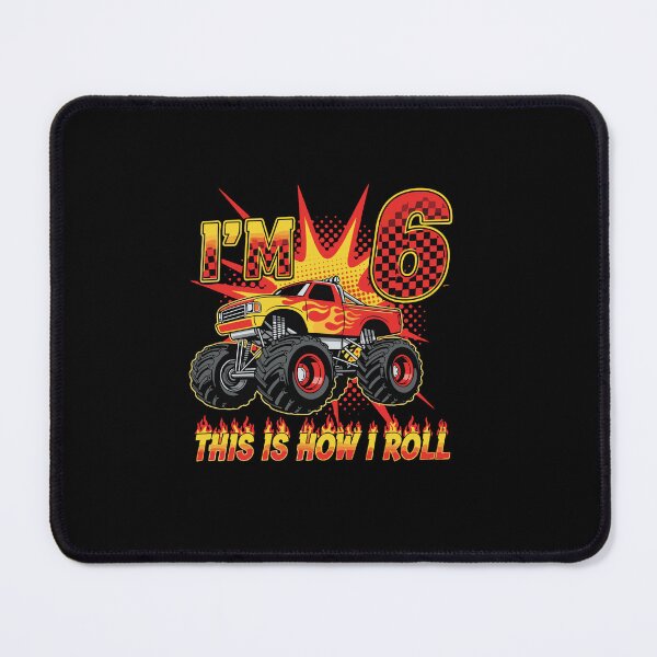 Item preview, I'm 6 This Is How I Roll Monster Truck Birthday Boy Six Year Old designed and sold by PopStars1993.