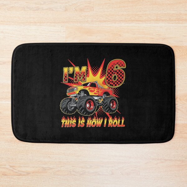 Item preview, I'm 6 This Is How I Roll Monster Truck Birthday Boy Six Year Old designed and sold by PopStars1993.