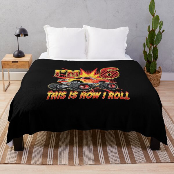 Item preview, I'm 6 This Is How I Roll Monster Truck Birthday Boy Six Year Old designed and sold by PopStars1993.