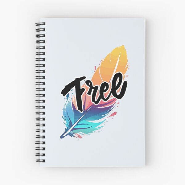 Item preview, Free Bird Colorful Feather  designed and sold by FanFest.