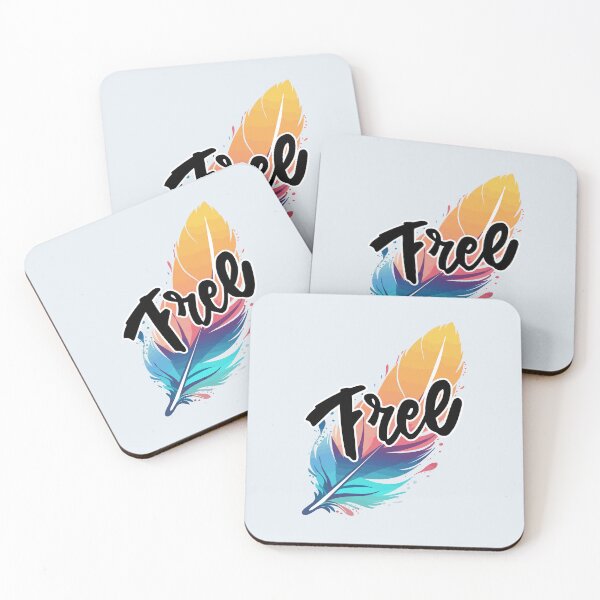 Item preview, Free Bird Colorful Feather  designed and sold by FanFest.