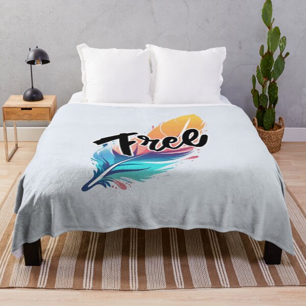 Item preview, Free Bird Colorful Feather designed and sold by FanFest.