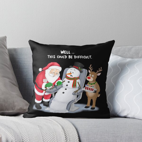 Item preview, Funny Santa Drawing Blood from a Snowman Phlebotomists designed and sold by daphsam.