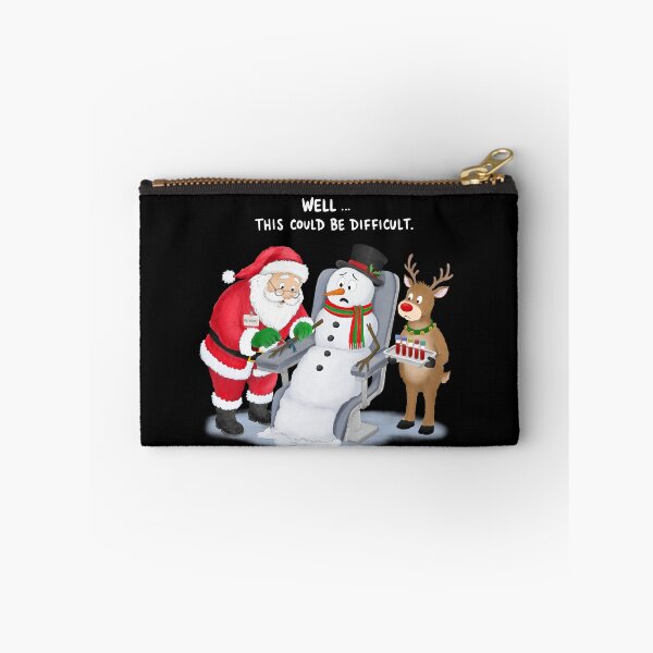 Item preview, Funny Santa Drawing Blood from a Snowman Phlebotomists designed and sold by daphsam.
