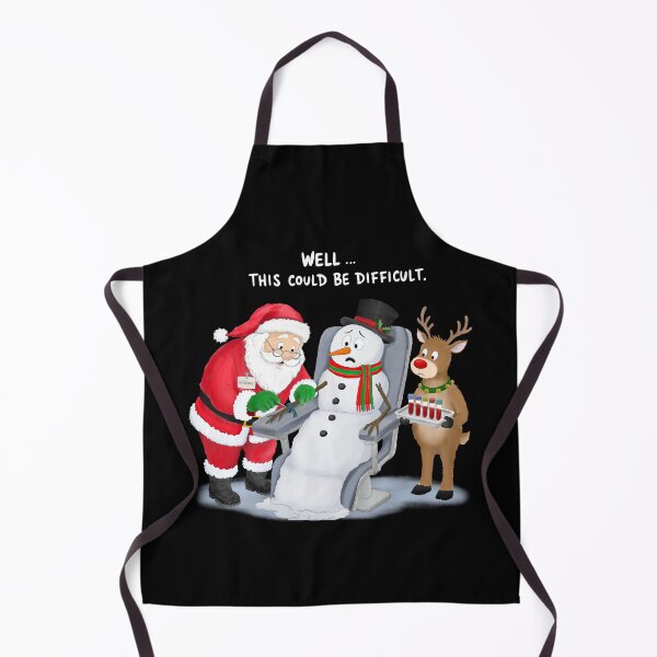 Item preview, Funny Santa Drawing Blood from a Snowman Phlebotomists designed and sold by daphsam.