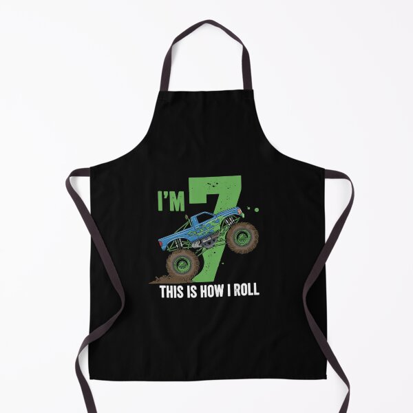 Item preview, I'm 7 This Is How I Roll Monster Truck Seventh Birthday Boy designed and sold by PopStars1993.