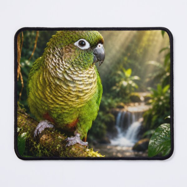 Item preview, Rainforest Conure – Tropical Parrot in Golden Sunlight designed and sold by Kimberly Palmer.
