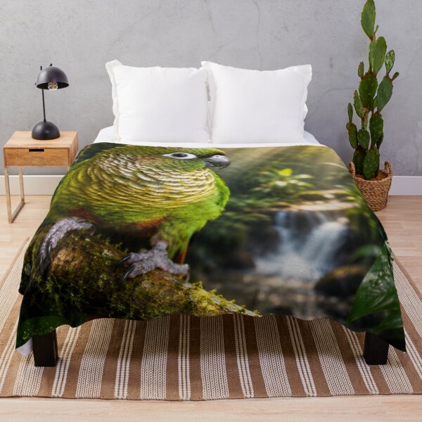 Item preview, Rainforest Conure – Tropical Parrot in Golden Sunlight designed and sold by Kimberly Palmer.