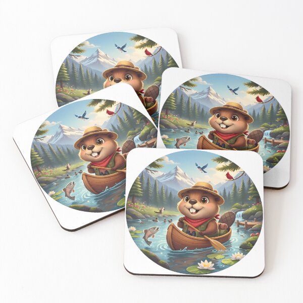 Item preview, Happy Beaver Adventures – Beaver Canoe Adventure designed and sold by Clothes With Smiling Animals Walt Gral.