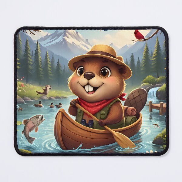 Item preview, Happy Beaver Adventures – Beaver Canoe Adventure designed and sold by Clothes With Smiling Animals Walt Gral.
