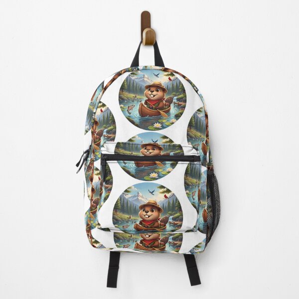 Item preview, Happy Beaver Adventures – Beaver Canoe Adventure designed and sold by Clothes With Smiling Animals Walt Gral.