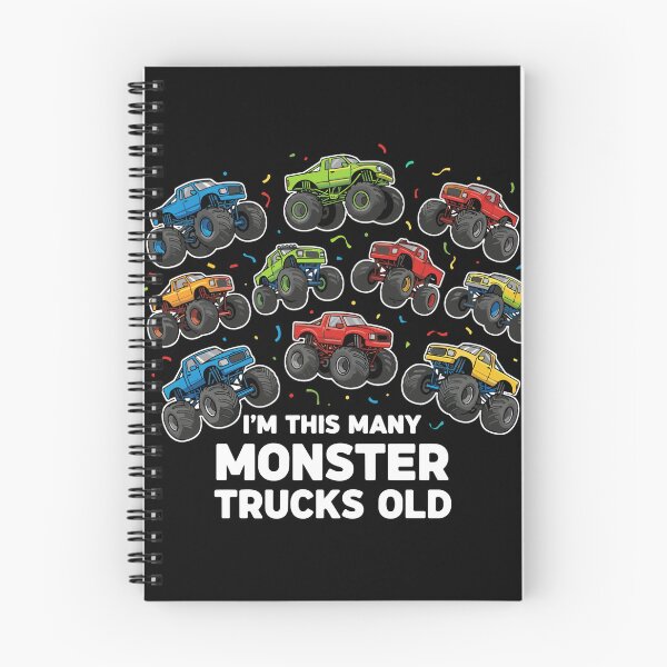Item preview, I'm This Many Monster Trucks Old 10th Birthday Boy Monster Truck Lover designed and sold by PopStars1993.