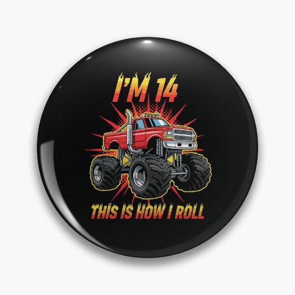 Item preview, I'm 14 This Is How I Roll Monster Truck Birthday Teenager designed and sold by PopStars1993.