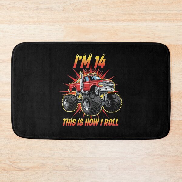 Item preview, I'm 14 This Is How I Roll Monster Truck Birthday Teenager designed and sold by PopStars1993.