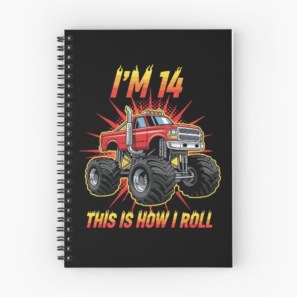 Item preview, I'm 14 This Is How I Roll Monster Truck Birthday Teenager designed and sold by PopStars1993.
