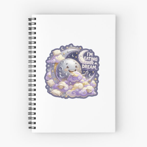 Item preview, I'm Eating Your Dream Funny Fantasy Sticker designed and sold by Imaginarium of Chaos falcon88 .