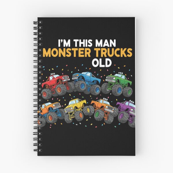 Item preview, I'm This Man Monster Trucks Old Birthday Boy Monster Truck Fan designed and sold by PopStars1993.