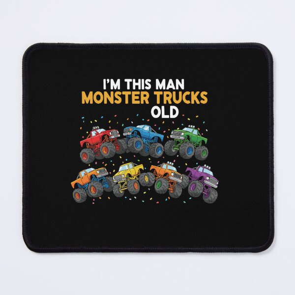 Item preview, I'm This Man Monster Trucks Old Birthday Boy Monster Truck Fan designed and sold by PopStars1993.