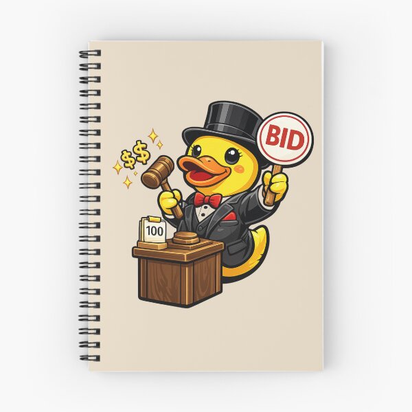Item preview, Auction Duck designed and sold by BROHLine Studio.