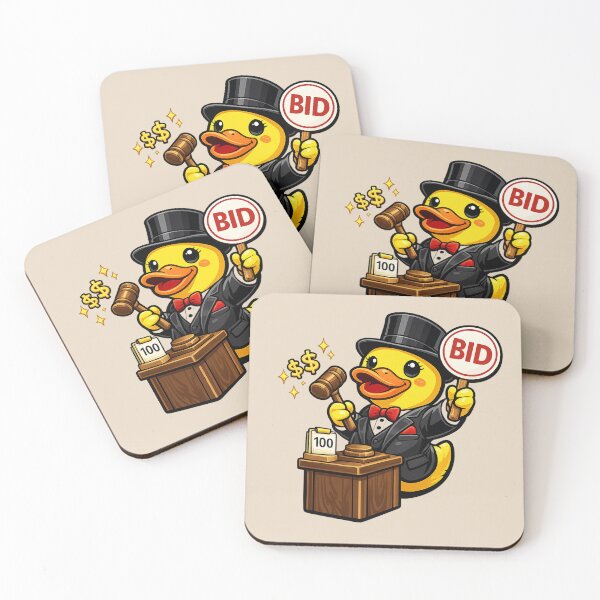 Aperçu de l'œuvre Canard aux enchères créée et vendue par BROHLine Studio.