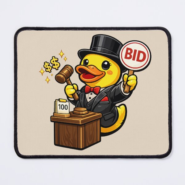 Item preview, Auction Duck designed and sold by BROHLine Studio.