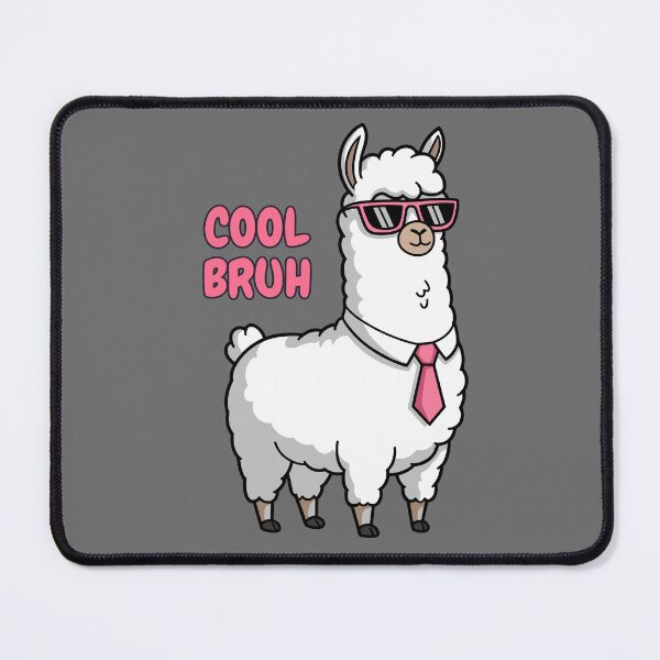 Item preview, Cool bruh, funny llama in cool glasses designed and sold by BigfeetLittlepaws.
