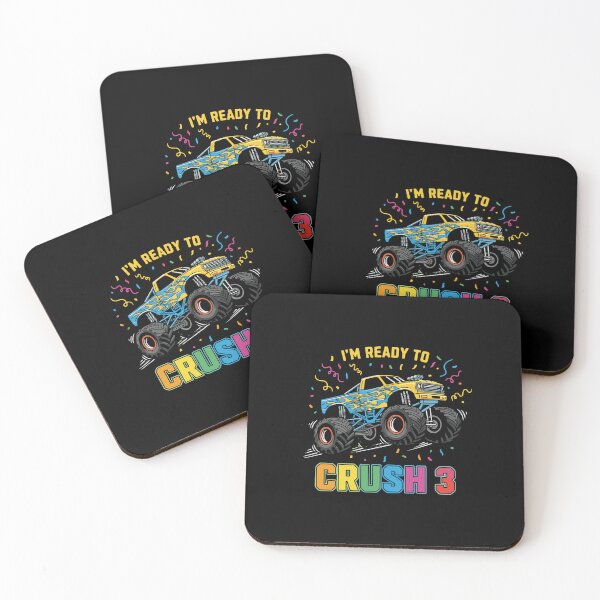 Item preview, I'm Ready To Crush 3 Monster Truck Birthday Three Year Old designed and sold by PopStars1993.