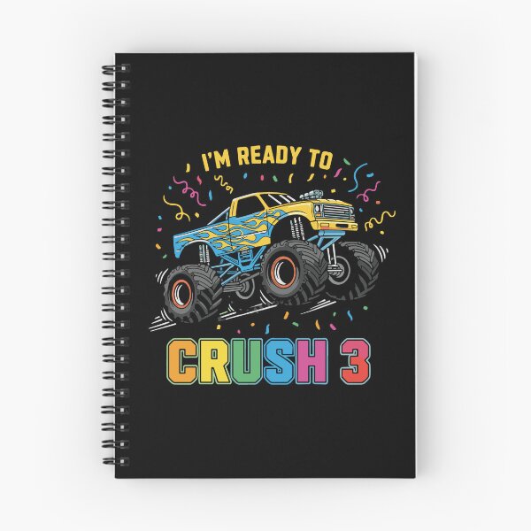Item preview, I'm Ready To Crush 3 Monster Truck Birthday Three Year Old designed and sold by PopStars1993.